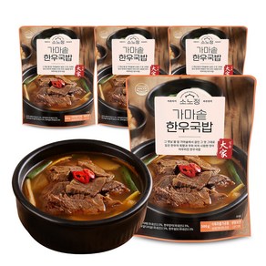 가마솥 한우국밥 500g, 4개