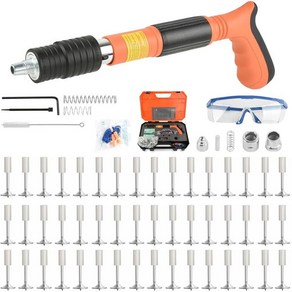 110개의 둥근 못이 있는 수동 스틸 네일 건 도구 콘크리트 리벳 휴대용 시멘트 벽 가정용 금속 가공용 B, 1개