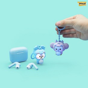 BT21 드래곤 피규어 키링 24년 청룡해 열쇠고리 에어팟키링 코야, 1개