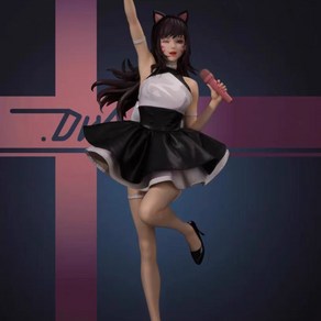 오버워치 D.VA 디바 하나 레진 피규어 온니러브, 1개