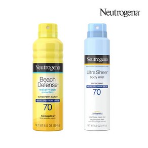 뉴트로지나 선스프레이 SPF 70+ / Neutogena Ulta Sunsceen Spay SPF 70+, 비치디펜스 184g, 1개