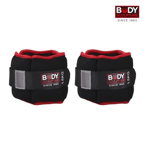 바디스컬쳐 바디 소프트 손목 발목 중량 벨트 3kg BB-2703, 블랙