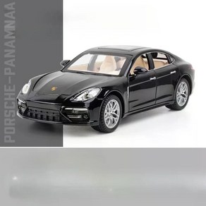 포르쉐다이캐스트 모델 미니카 모형 자동차 키덜트 파나메라 1/24 Panamea, Black, 1개