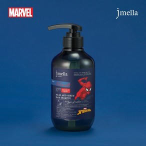 제이멜라 마블 스파이더맨 우드 앤 솔트 지성 쿨링 헤어 퍼퓸 샴푸 500ml, 1개