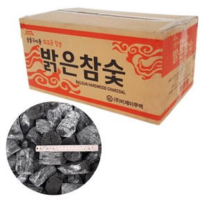 캠핑용 업소용 팬션용 바베큐 숯불 고기 구이용 베트남 비장 두번구운 참숯 7kg 숯 슻 숫 도매