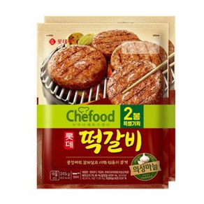 롯데 쉐푸드 떡갈비, 245g, 4개