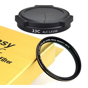 JJC 오토렌즈캡 43mm 라이카 DLUX용 나노 MRC 필터 109형 DLUX 7 카메라, 1개