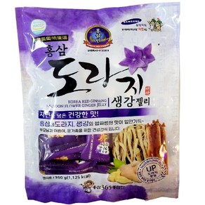 홍삼 도라지 생강 젤리 건강간식 효도선물 500g, 3개