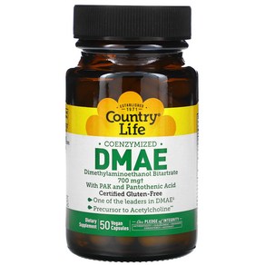 컨츄리라이프 코엔자임화 DMAE 350mg 베지캡슐 50정, 1개