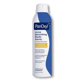 PanOxyl 바디 스프레이 나이아신아마이드 비타민C 헤이즐 알로에 6Oz, 1팩, 170g, 1개