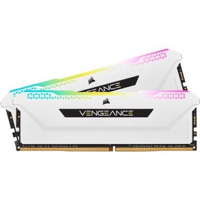 Cosai 벤전스 RGB 프로 SL 32GB DDR4 3600 화이트 (CMH32GX4M2D3600C18W), 16GB (2x8GB)_블랙  3200MHz, 1개