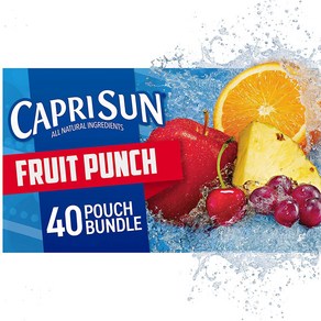 Fuit Punch Capi Sun Fuit Punch Ready-to-Dink Juice ( 과일 펀치 카프리썬 과일 펀치 레디투드링크 주스 (40포 10개입 4박스, 1개