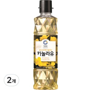 청정원 카놀라유, 900ml, 2개