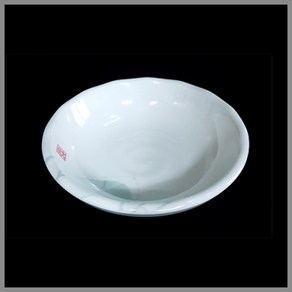 [대명멜라민] 뉴잎 멜라민 웰빙 신찬기 (국내생산 멜라민 흰그릇 하얀그릇 업소용그릇), 1개, 뉴잎 3호