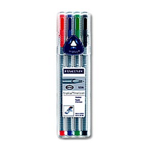 스테들러 334 화인라이너 4색세트 STAEDTLER 334 SB4, 1set