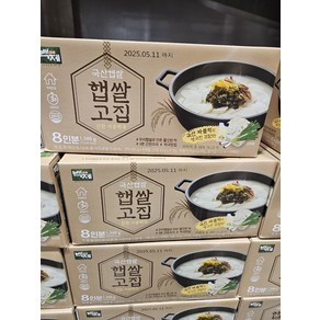 백제 햅쌀 고집진한 사골떡국 168.5gx8개 코스트코, 168.5g, 1개