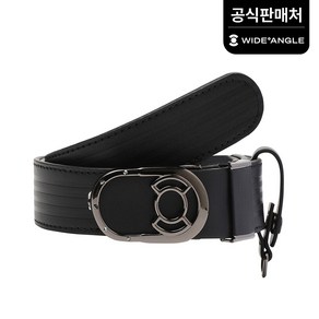 와이드앵글 공식 여성 CF 심플 버클 벨트 WWU22Y01Z1 (정상가:119 000), Black, 1개