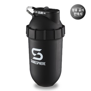 쉐이크스피어 오리지널 뷰 프로틴쉐이커 쉐이크통, 오리지널 매트블랙(화이트로고), 700ml, 1개