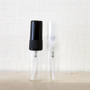 스윗바틀 향수공병, 1개, ⑦3ml 투명병유리병/블랙캡(불투명블랙)