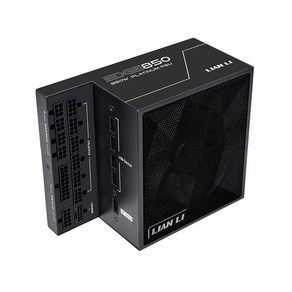 Lian Li Edge Seies-1300W 풀 모듈러 전원 공급 장치-80 플러스 플래티넘-ATX 3.0 3.1-PCIE 5.1-L-모양 디자인 듀얼 챔버 케이스-120mm, 850W 플래티넘 ATX 블랙