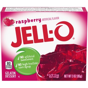 Jell-O 젤라틴 디저트 라즈베리