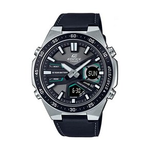 Casio Edifice 카시오 에디피스 남성용 크로노그래프 가죽 시계 EFV-C110L-1AVEF