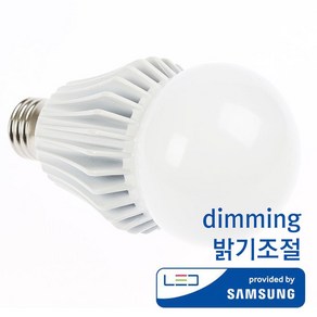 나스필 LED 전구 벌브 조광 Dimming 18W E26 전구색, 주광색, 1개