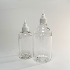 [10개] PET 250 500ml 일체형 뾰족캡 뾰족공병 미용실용기 오일통 소분공병, 500ml(일체형뾰족캡/10개묶음), 10개