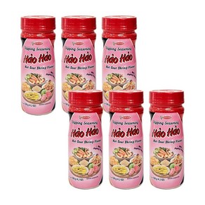 [베트남] HaoHao 무의참 새우소금 120g (6pcs) / 과일소금 하오하오 Dipping Seasoning HOT & SOUR SHRIMP flavou, 6개