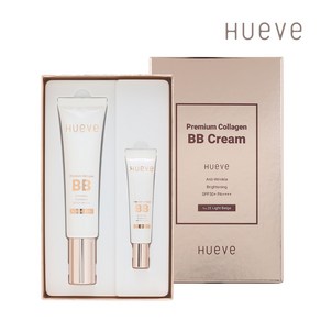 휴브 프리미엄 콜라겐 비비 크림/ 60g+15g(비매품)/ 3중 기능성/ spf50+pa++++, 21호 라이트 베이지, 1개