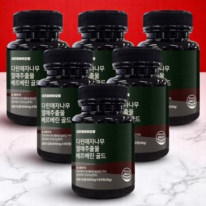 네츄럴바이오팜 베르베린 골드 매자나무열매추출물 600mg, 6개, 60정