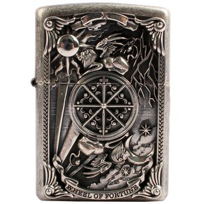 ZIPPO 지포라이터 Whee I of fortune SS925 은지포 오일포함