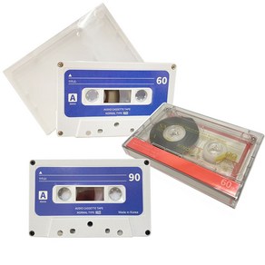 오디오 카세트 테이프 60분 90분 TAPE 공테이프 강의 녹음테이프 5개, 아림 60분 테이프(5개)