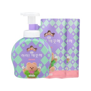 아이깨끗해 EPEP 폼핸드솝 숲속산책 490ml용기x1개 + 450ml리필 x 2개, 1개