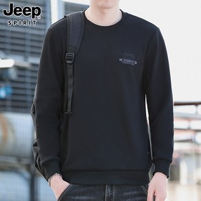 JEEP SPIRIT 지프 스피릿 맨투맨 남성 뉴 패션 디자인 가을 겨울 새로운 긴팔티 남성 패션 크루넥 긴팔 자수 캐주얼 남자 맨투맨 7030