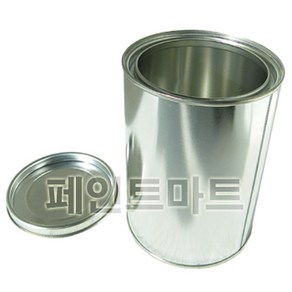 페인트마트 상품코드1LT-0001 원형캔 공캔 1리터 1개라도 주문가능 1리터 깡통 철캔 뚜껑포함, 1개