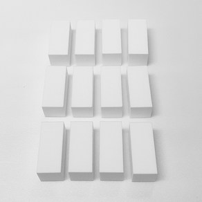 [ 이제이 ] 순정형 M L 사이즈 스펀지 도어가드 5종칼라 12P, 08 도어가드 L (30X30X70mm)-화이트12개, 1개