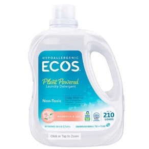 에코스 ecos 세탁 세제 프리 앤 클리어 친환경 세탁 세제 Laundry detergent 6.21L