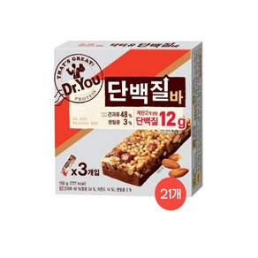 닥터유 단백질바, 150g, 21개