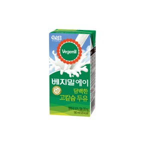 정식품 베지밀A 담백한 고칼슘 두유 190ml 24팩, 24개