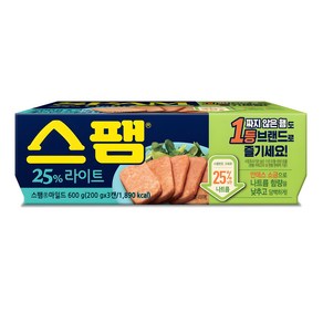 스팸 25% 라이트, 200g, 3개