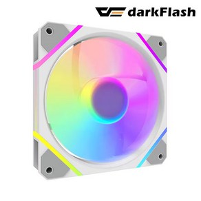 다크플래쉬 dakFlash DM12 PRO 120 PWM ARGB 시스템쿨러 (WHITE), 1개