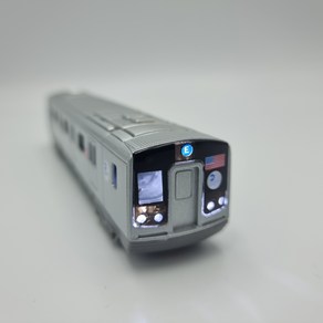 다론 뉴욕지하철 풀백 안내방송 라이트 불빛 음성 장난감 다이캐스트 MTA Newyork Subway Pullback Toy Light Sound TM703