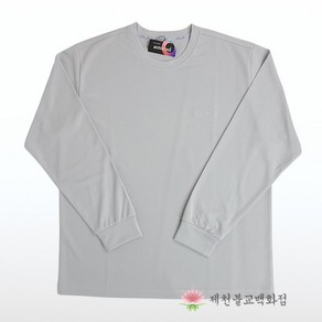 [스님옷 승복]★에어로쿨★기능성라운드긴팔티셔츠, L(100), 1개