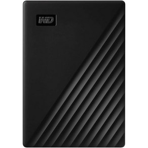 WD 5TB My Passport 휴대용 외장 하드 드라이브(백업 소프트웨어 및 암호 보호 기능 포함) Black BPKJ0050BBK-WESN