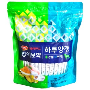 하림 밥이보약 애견 하루양갱 관절 면역 50입, 1개, 400g