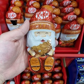 KitKat 킷캣 크리스마스 산타 스페큘라티우스 피규어 85g, 1개