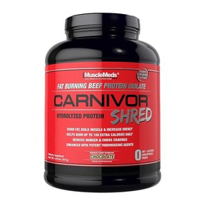 MuscleMeds Canivo Shed 지방 연소 하이드로라이즈 쇠고기 단백질 분리 락토스 0 설탕 초콜릿 2.1kg4.5파운드 290620, 4.35 Pound (Pack of 1), 1개, 2.072kg