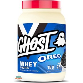 GHOST 유청 단백질 파우더 오레오 2LB Tub 25G 쿠키 크림 맛 분리 농축액 및 가수분해 블렌드 운동 후 쉐이크