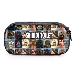 skibidi toilet 스키비디 토일렛 필통 문구, 패턴 C